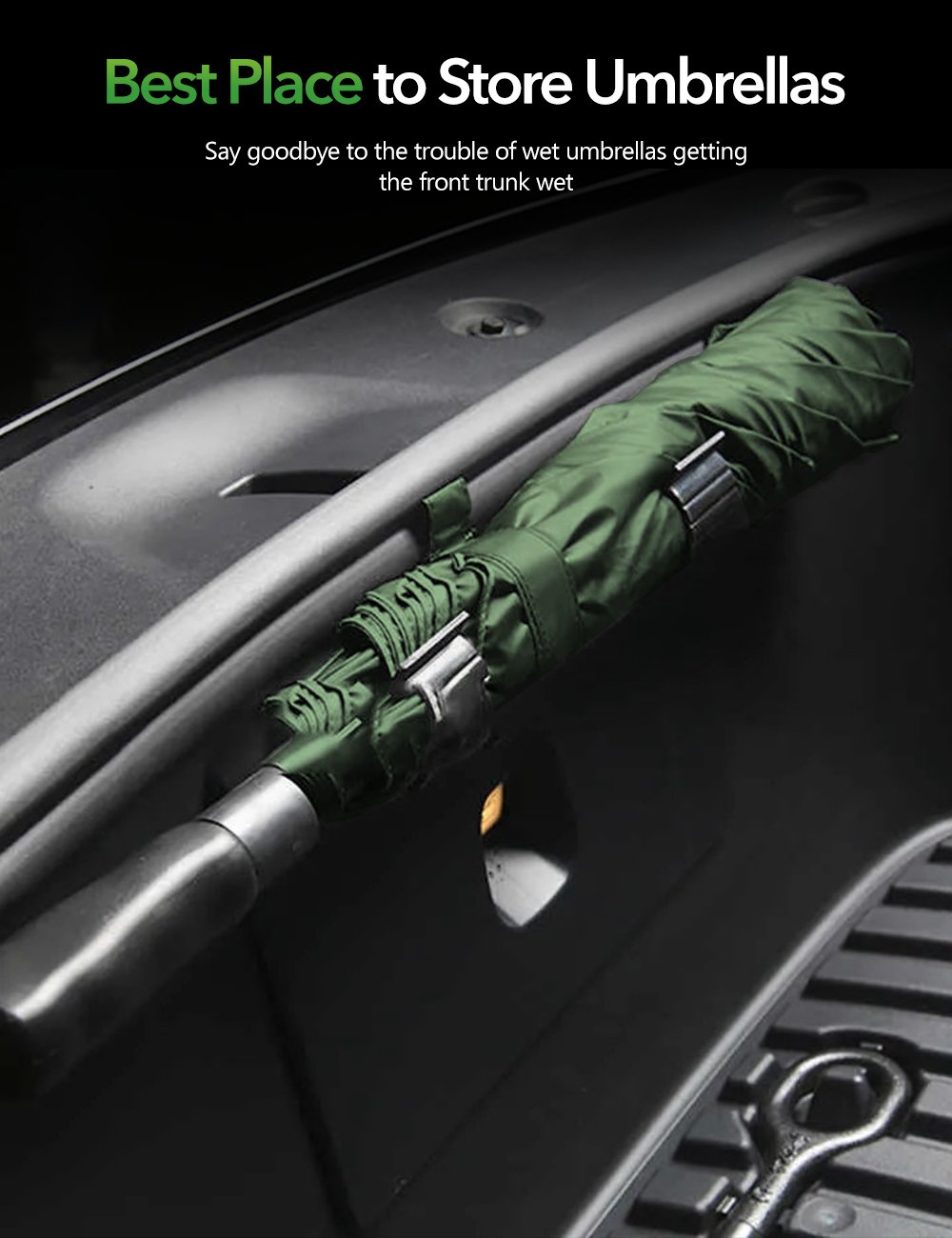 Front Trunk Hook Umbrella Hook for Tesla Model Y