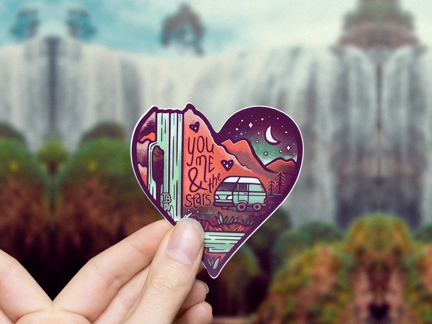 You, Me and the Stars Sticker