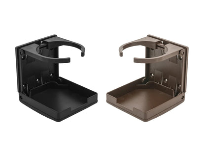 Folding Cup Holder with Adjustable Ratcheting Arms