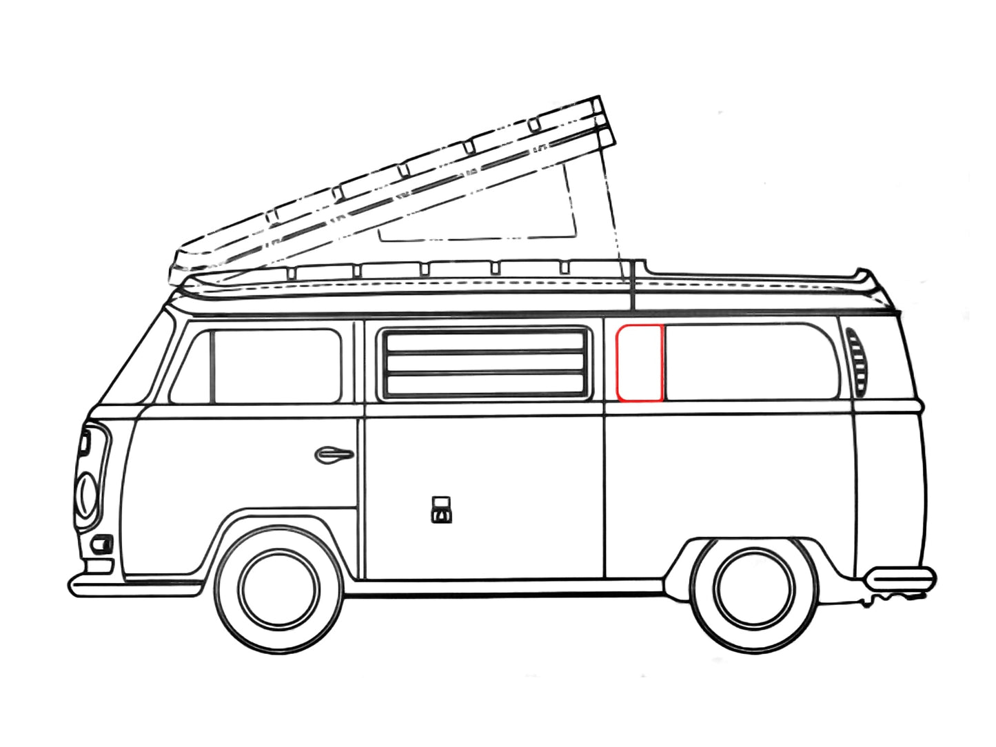 Center/Rear Side Vent Window Seal [Bus]