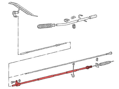 Throttle Cable Housing - Automatic [Vanagon]