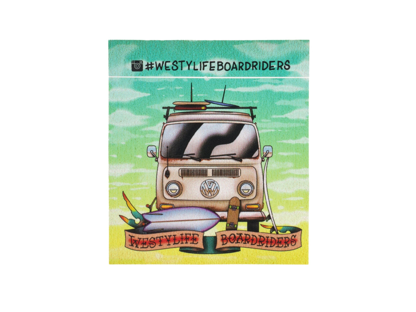Boardriders Unite Sticker