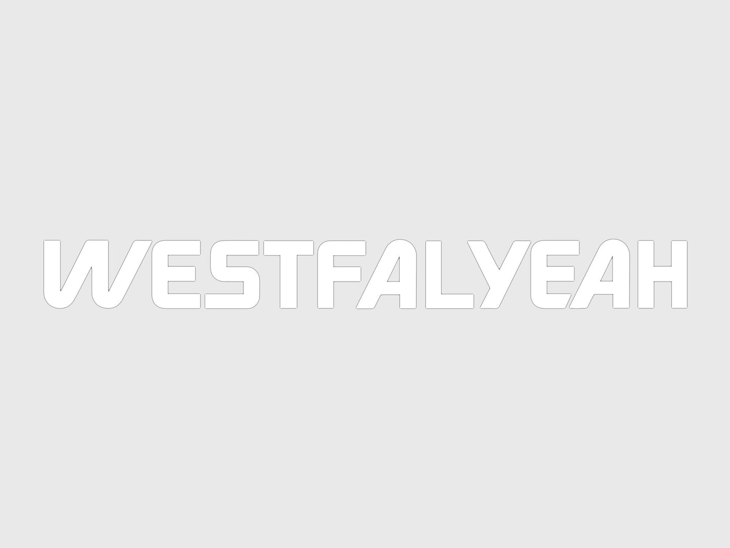 WESTFALYEAH Sticker