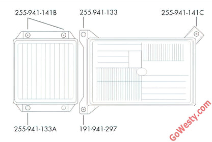 Headlight Adjuster for Upper Outboard Driving Lens [Late Vanagon]