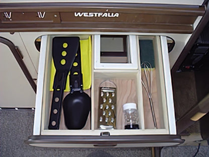 BARGAIN BASEMENT - Wooden Drawer Organizer [Vanagon Westfalia Camper]