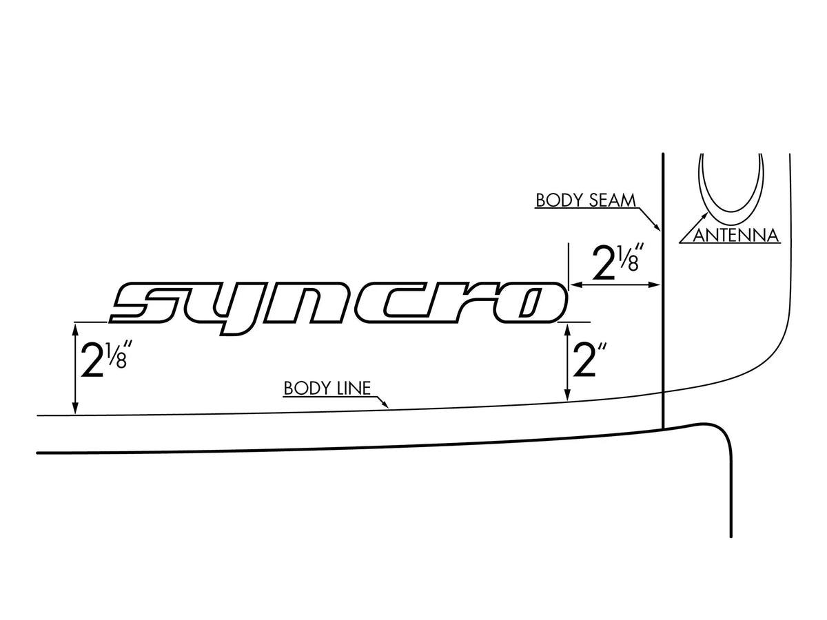 Syncro Decal