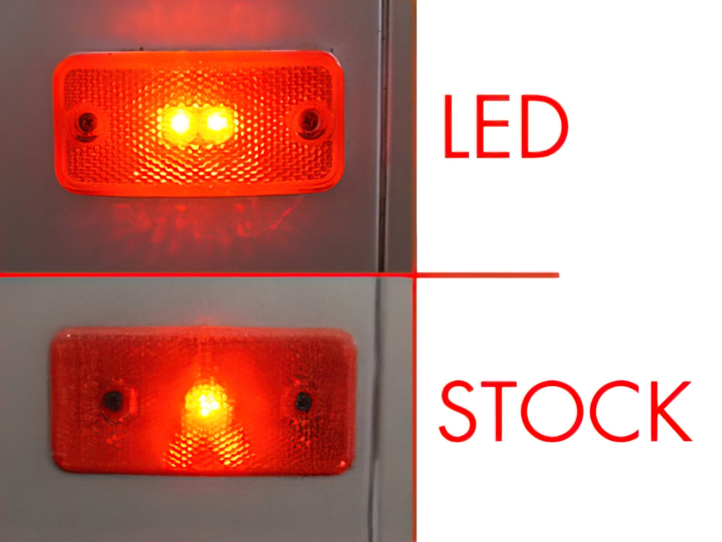 LED Rear Side Marker Lens