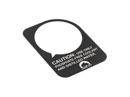 Coolant Warning Tag (Coolant Expansion Tank)[Vanagon]