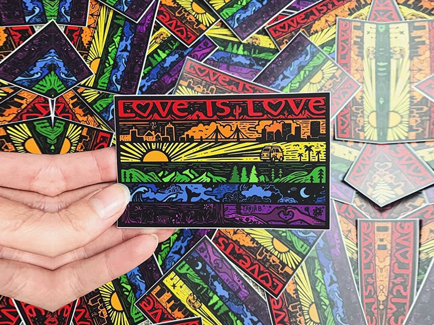 Love is Love Rainbow Sticker