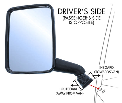 Manual Side-View Mirror (Driver Side) [Vanagon]