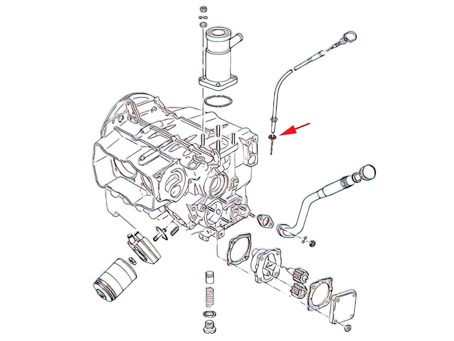O-Ring for Oil Dipstick Tube