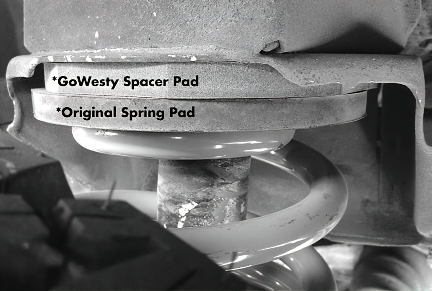 Rear Coil Spring Spacer Pad (Upper)