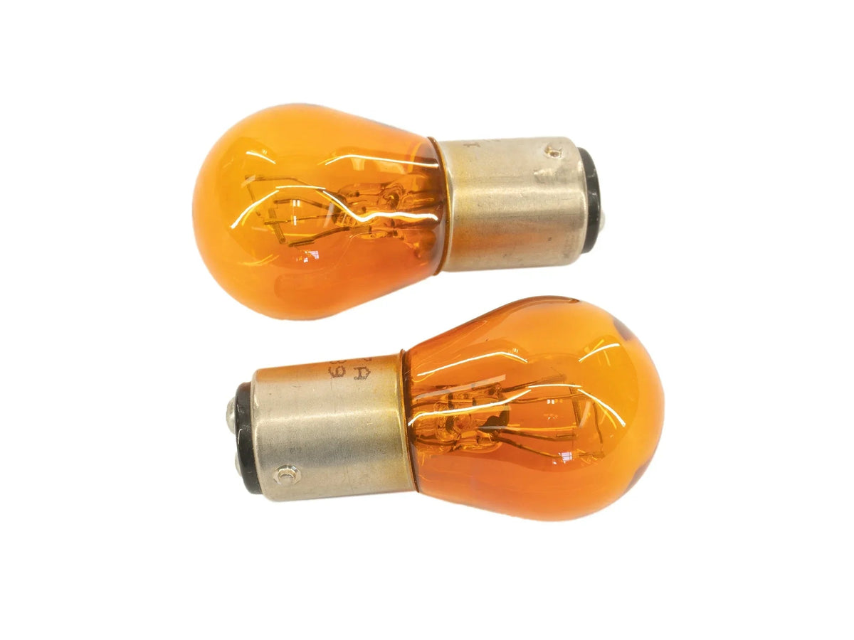 Smoked Front Turn Signal Lens Pair with Bulbs [Vanagon]