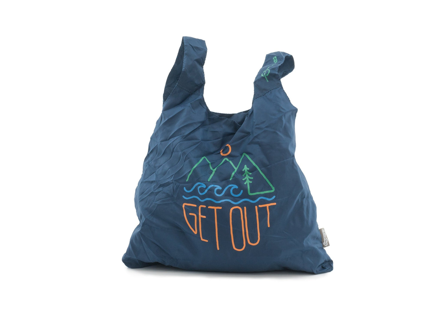 Compact Recycled Grocery Tote