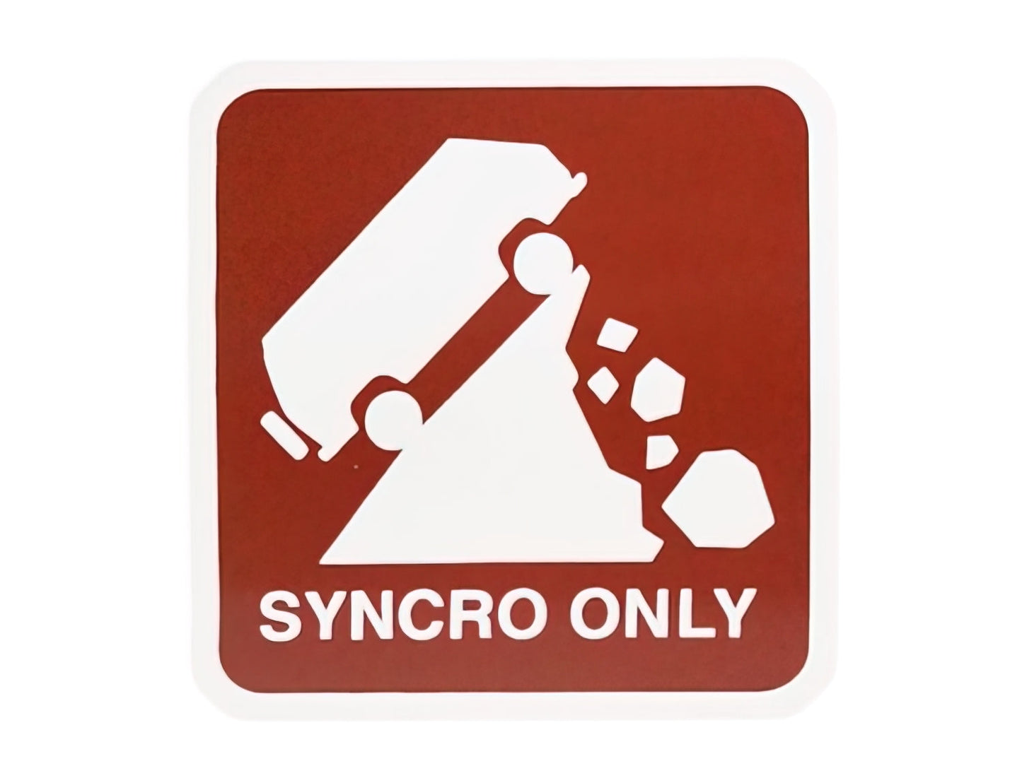 Syncro Only Sticker