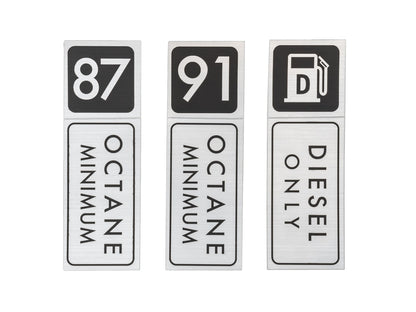 Fuel Type Decals