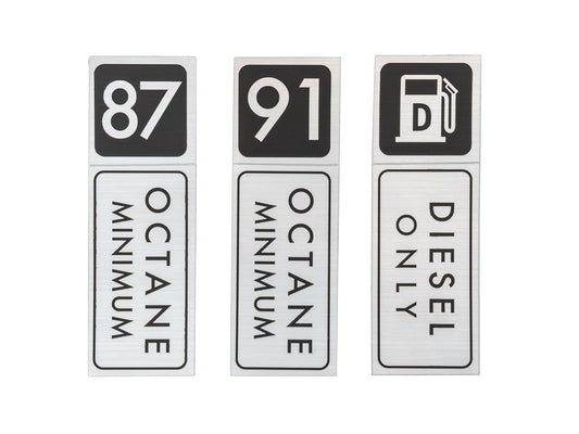 Fuel Type Decals