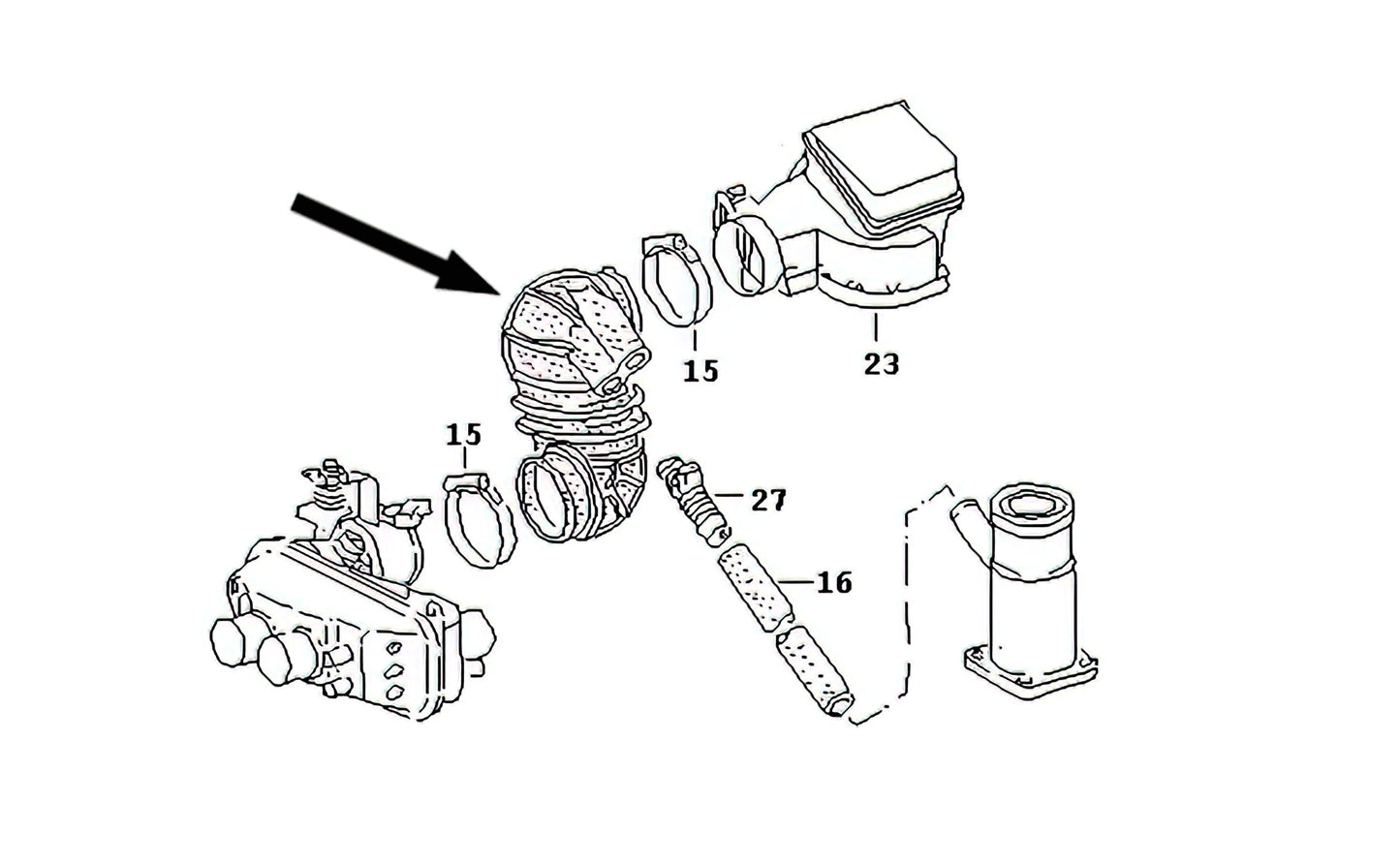 Air Intake Boot [Late 2WD]
