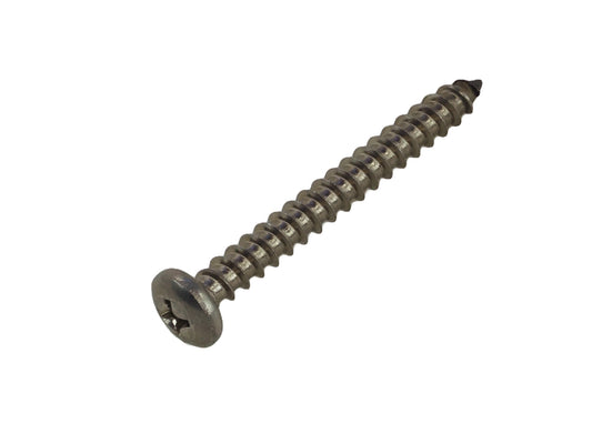 #10 1-3/4 Phillips Pan Head Self Tapping Screw, SS Screw for Turn Signal and Tail Light Lens