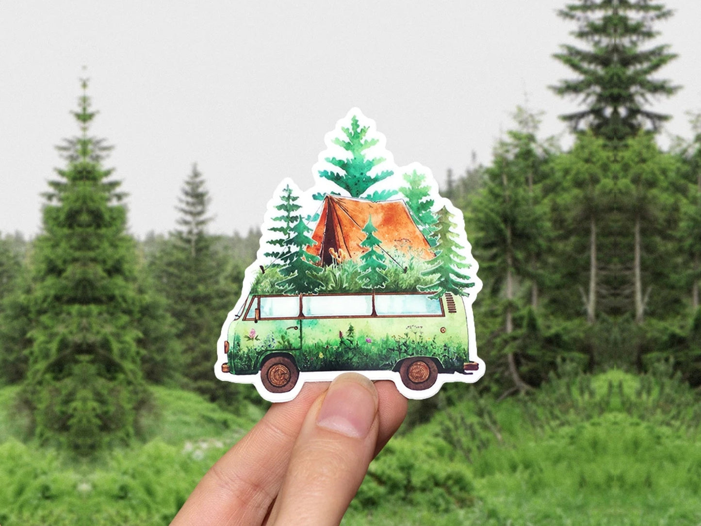 Spring Van Sticker