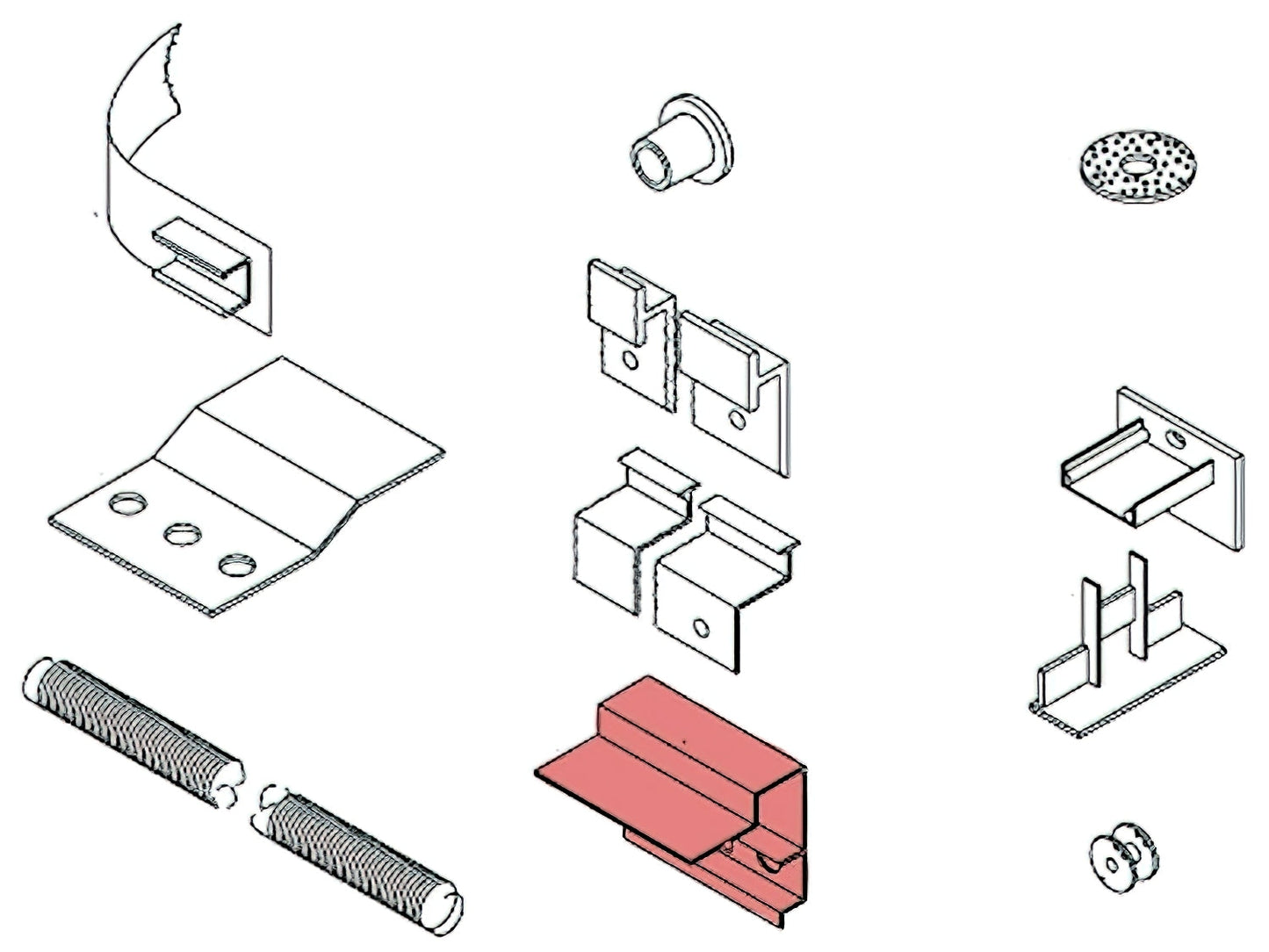 Window Blind Mounting Bracket [Winnebago]