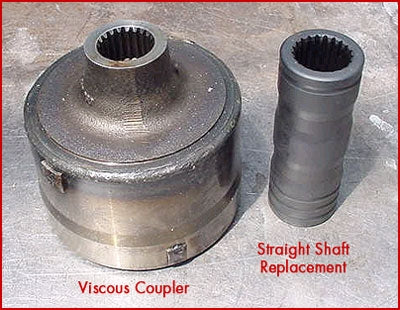 Viscous Coupler Eliminator Straight Shaft