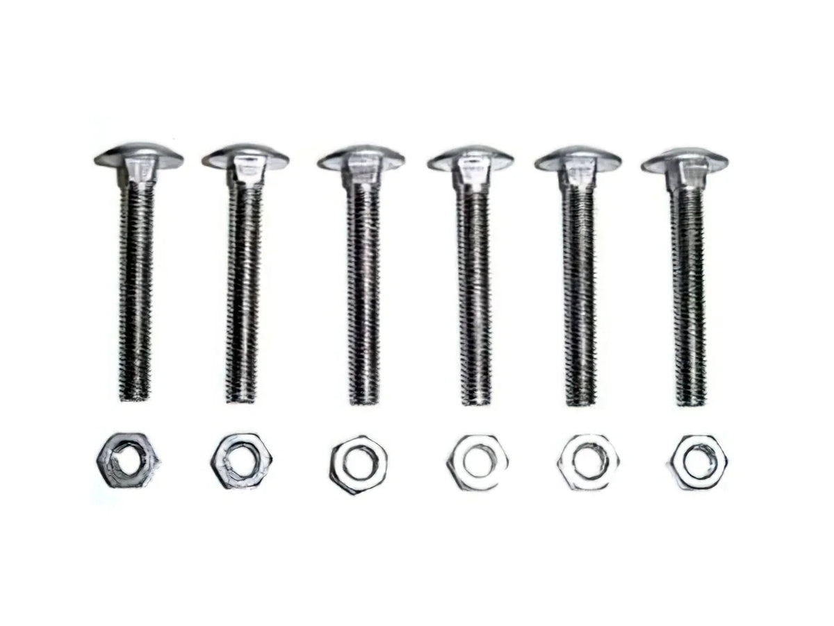 Pop-Top to Rear Hinges Carriage Bolt Set [Late Bus]