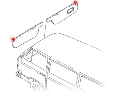 Sun Visor Socket Replacement Kit