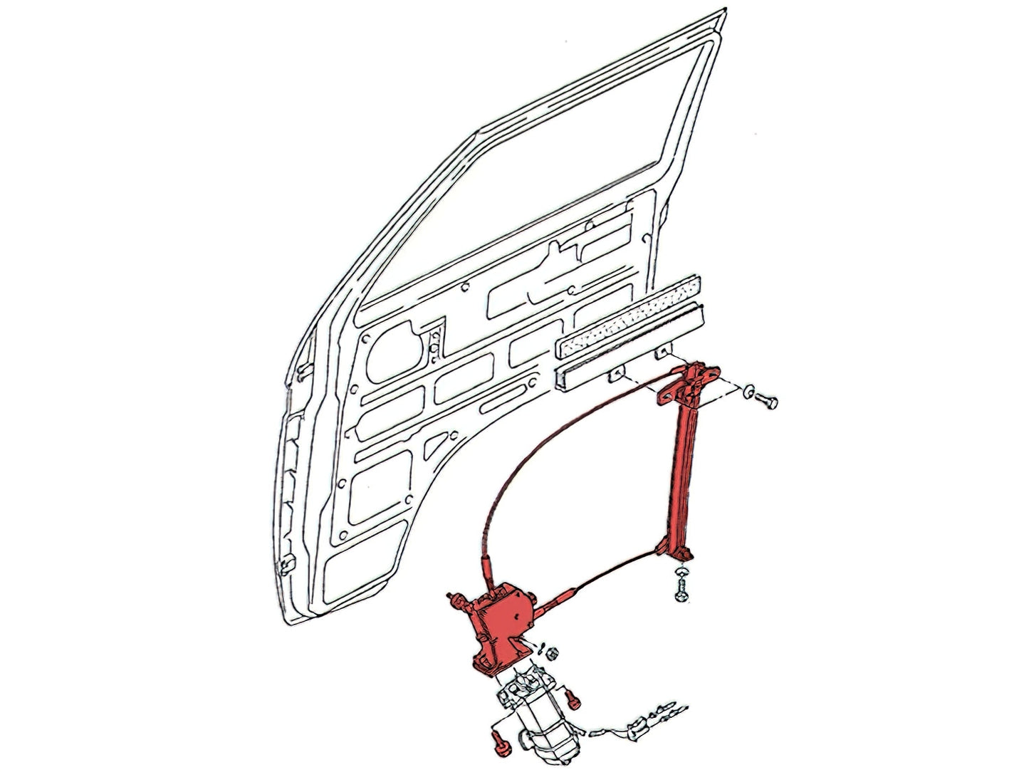 Power Window Regulator [Late Vanagon]