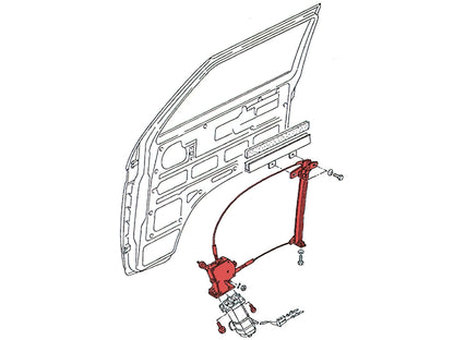 Power Window Regulator [Late Vanagon]