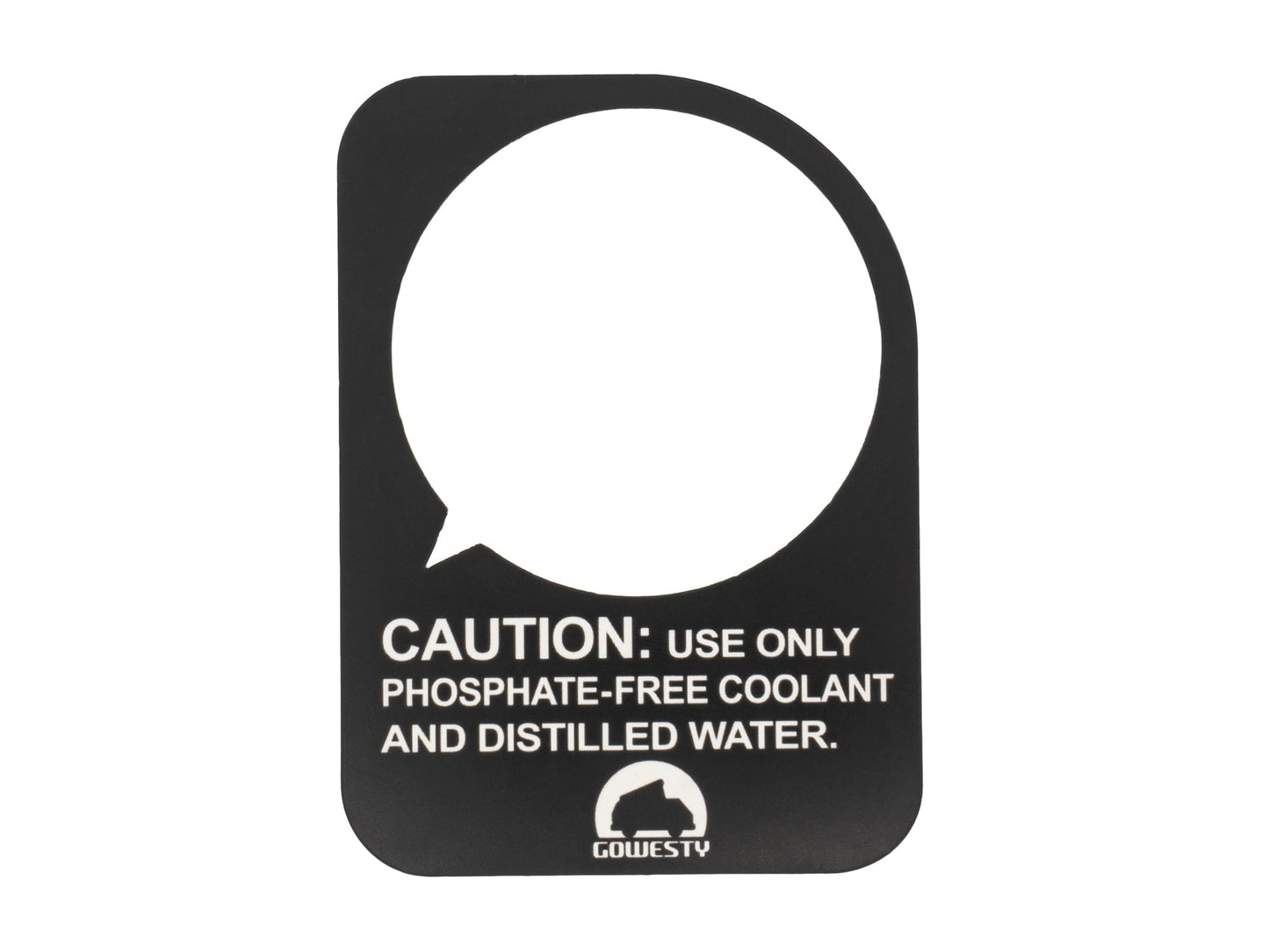 Coolant Warning Tag (Coolant Expansion Tank)[Vanagon]