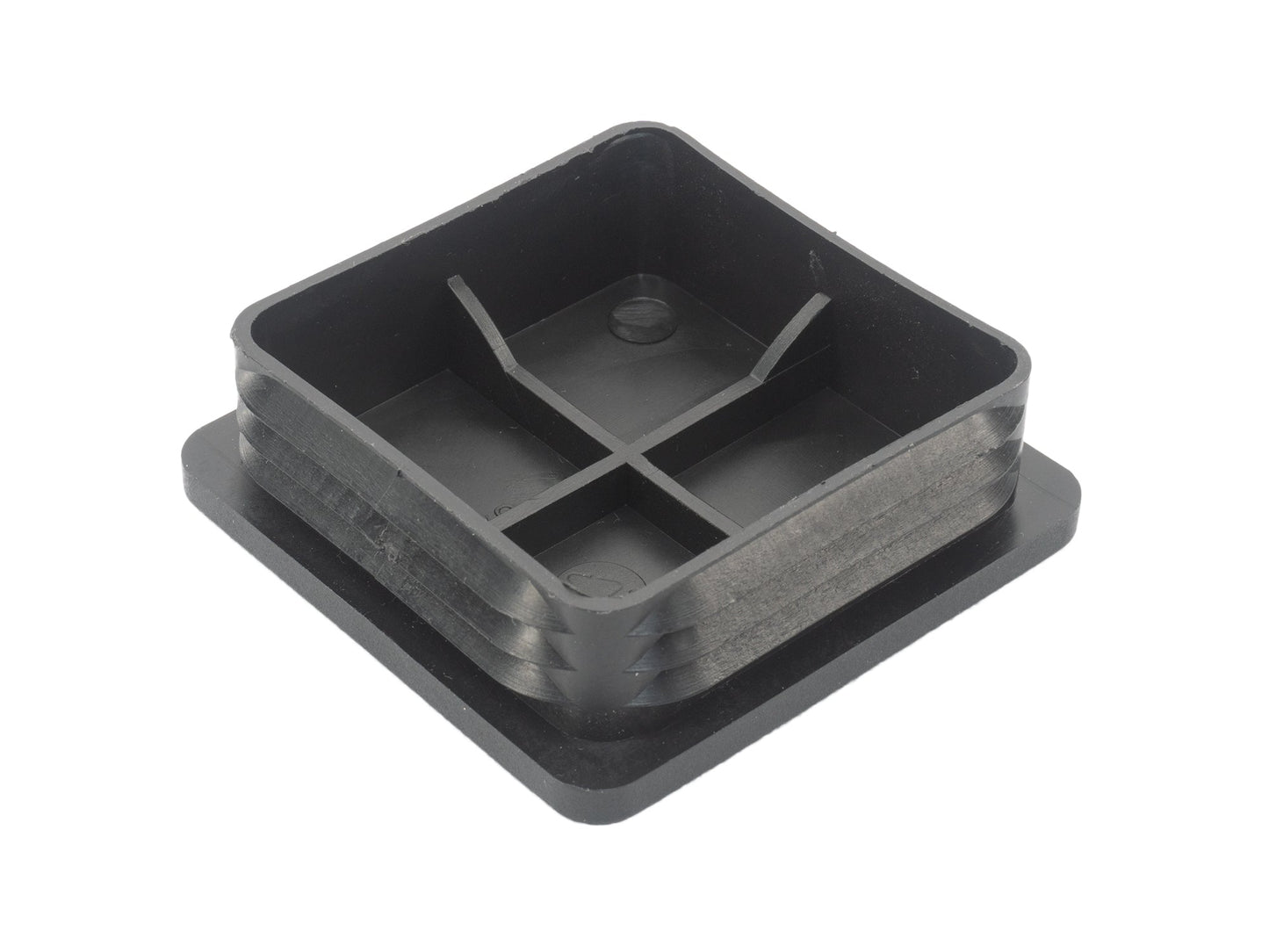 Black Square Snap in Hitch Hole Cap
