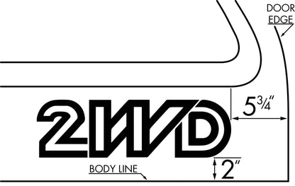 2WD Decal [Vanagon]