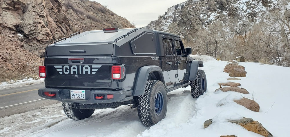 GAIA Jeep Gladiator Camper Shell - Shadow Top Fastback Truck Cap