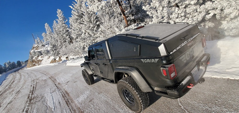 GAIA Jeep Gladiator Camper Shell - Shadow Top Fastback Truck Cap