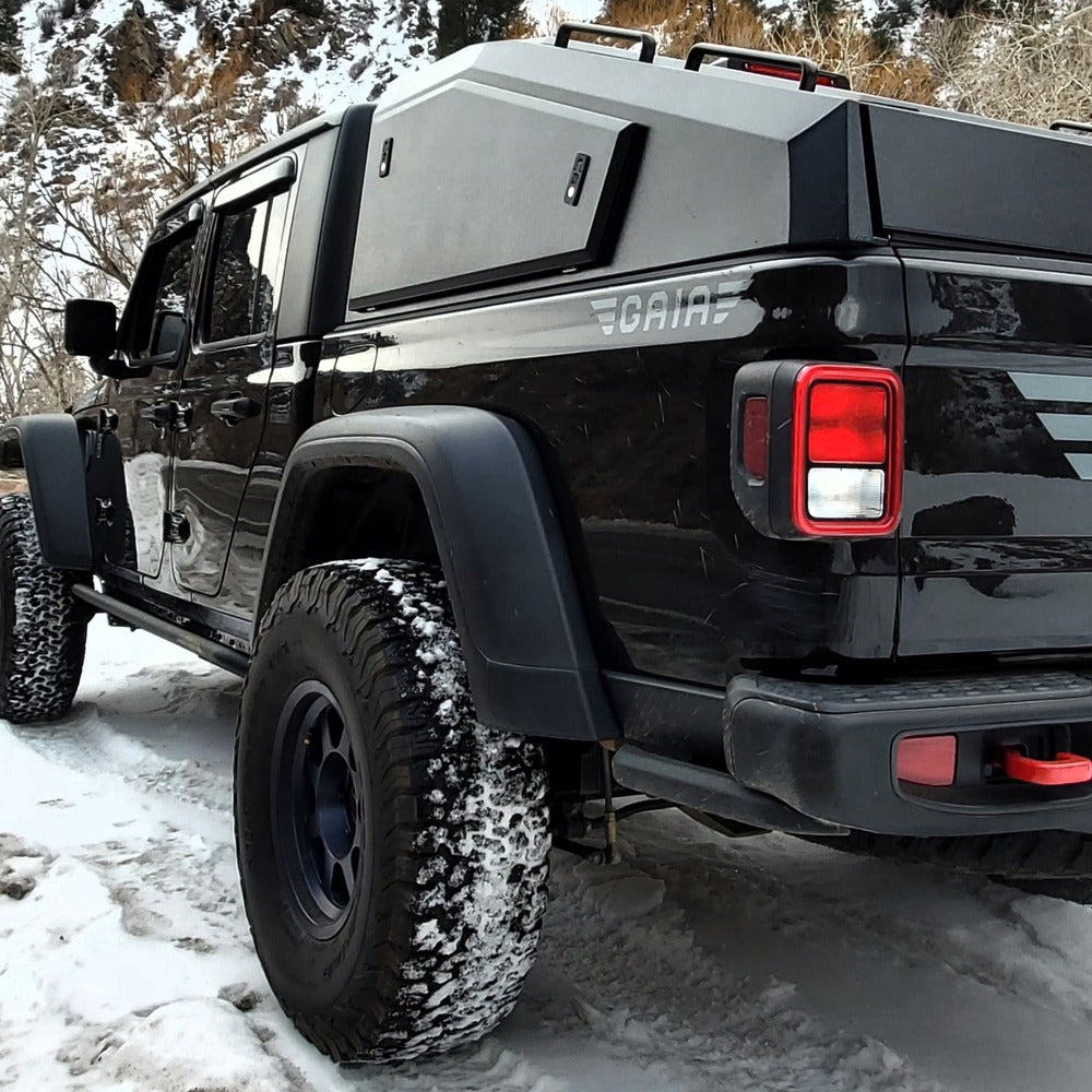 GAIA Jeep Gladiator Camper Shell - Shadow Top Fastback Truck Cap