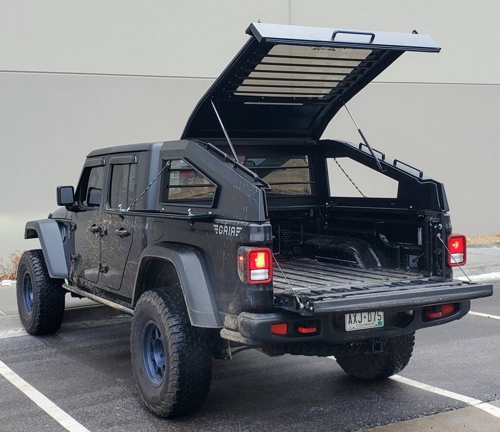 GAIA Jeep Gladiator Camper Shell - Shadow Top Fastback Truck Cap
