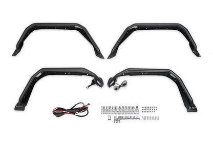 DV8 Offroad 2020-2024 Jeep Gladiator JT Spec Series Fender Flares | Front & Rear FDGL-06