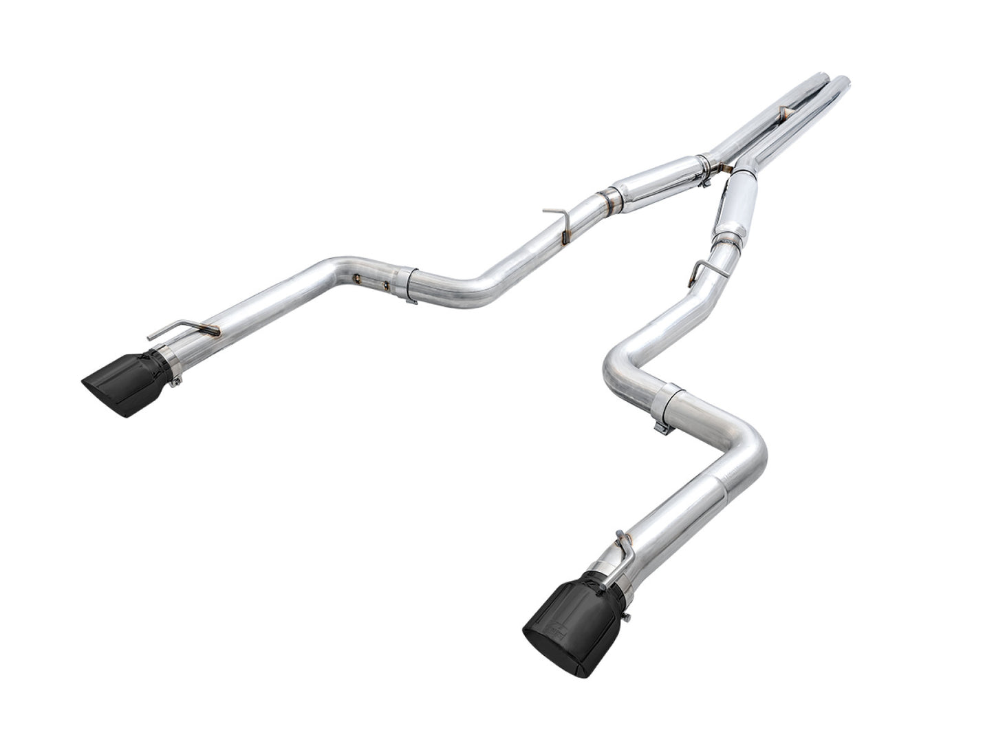 AWE Tuning Track Edition Exhaust for 15 Charger 6.4 / 6.2 SC - Diamond Black Tips 3015-33126