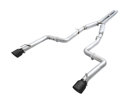 AWE Tuning Track Edition Exhaust for 15 Charger 6.4 / 6.2 SC - Diamond Black Tips 3015-33126