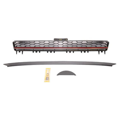 2015-2016 VW Golf MK7 GTI Style Black W/ Red Trim Front Grille ABS