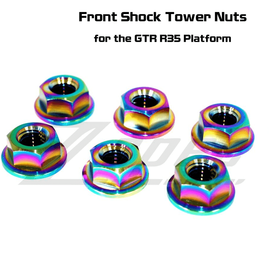 ZSPEC Stage-1 Dress Up Bolts® Fastener Kit for '09-23 Nissan GTR (R35), Titanium & Billet