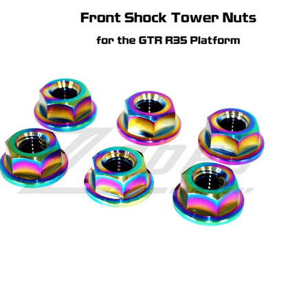 ZSPEC Stage-3 Dress Up Bolts® Fastener Kit for '09-23 Nissan GTR (R35), Titanium