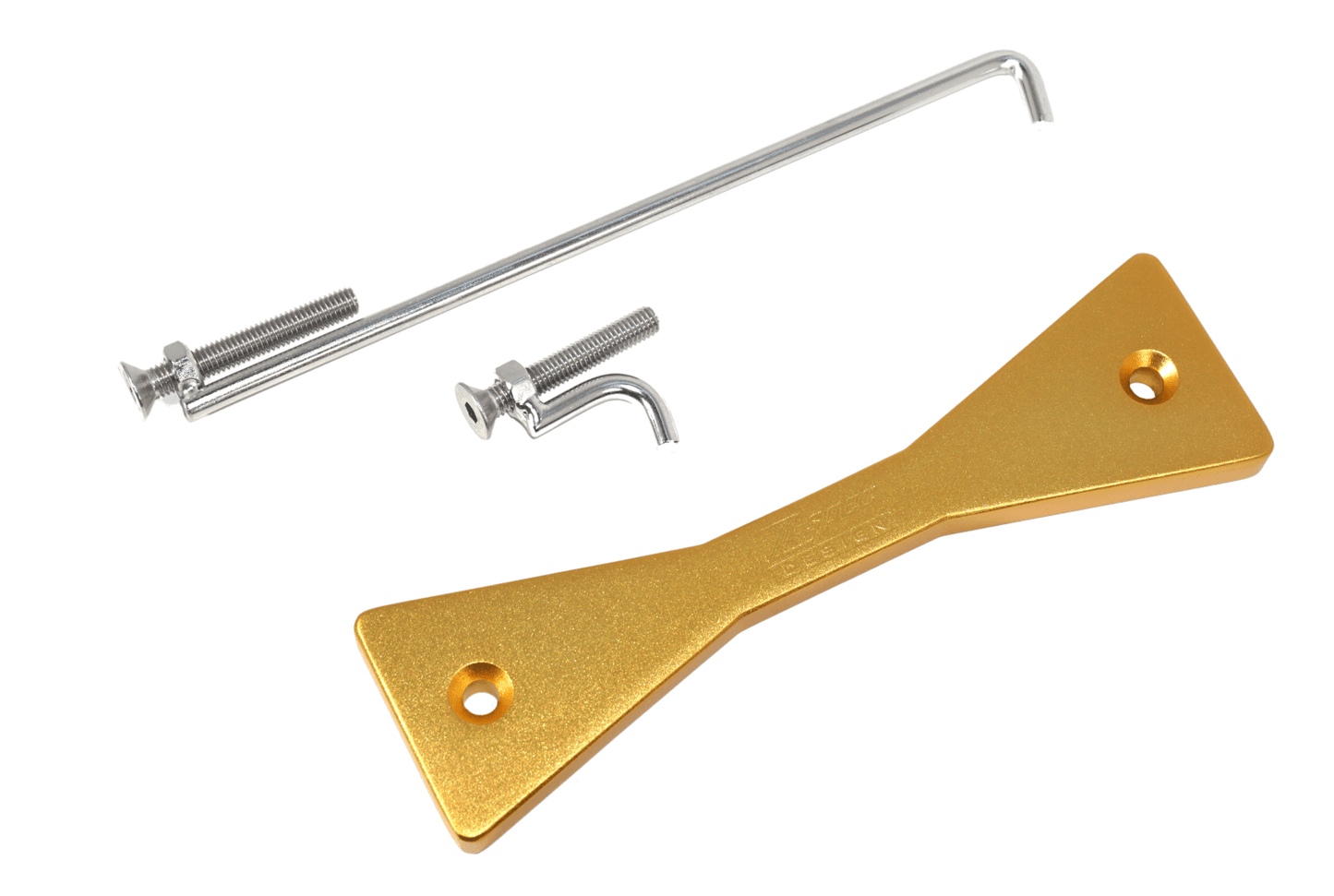 ZSPEC Battery Hold Down/Bracket for Nissan GTR R35, Billet w/ Stainless Hardware