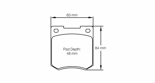 PAGID Racing Pagid Racing 3190 RSH29E Compound Brake Pads 3190-RSH29E