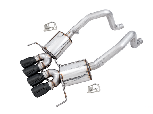 AWE Tuning Track Edition Axle-back Exhaust for C7 Corvette Z06 / ZR1 / Grand Sport Manual - Diamond Black Tips 3020-43081