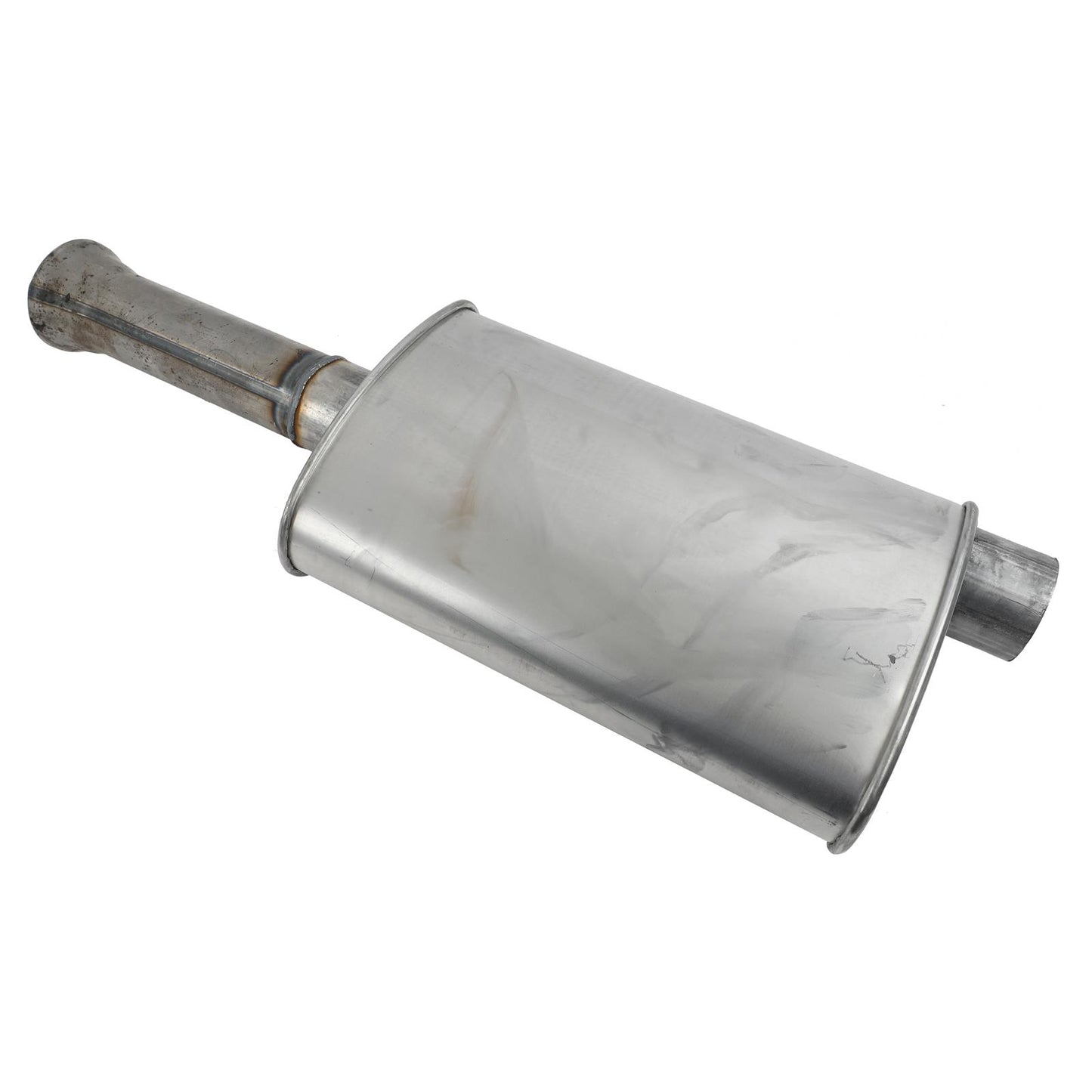 Hedman Hedders TURBO HEDDER MUFFLER 2 1/2 IN. EXHAUST; 3 IN. BALL & SOCKET STYLE HEADER COLLECTOR 25667