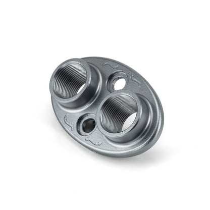 HEL Performance AN16 AN20 Twin Bulkhead Firewall Pass Through Connector