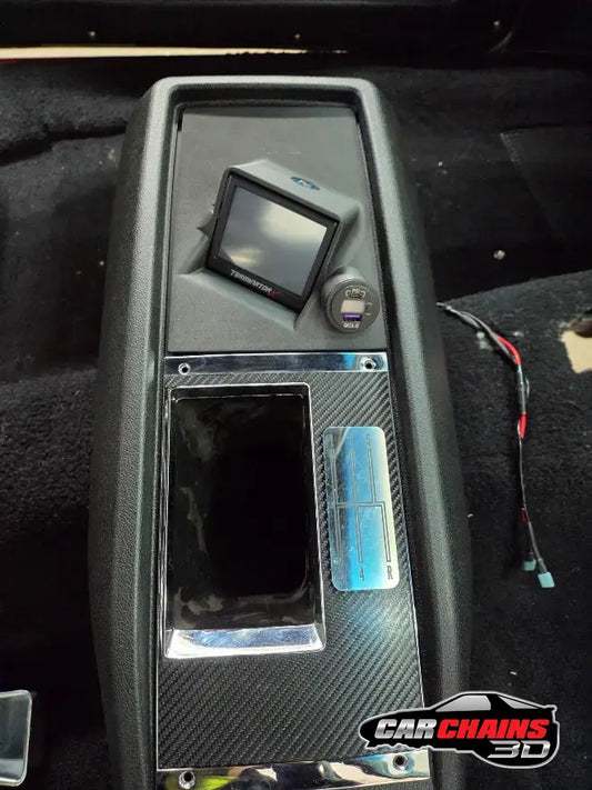 3D Printed Holley EFI 3.5 Inch Terminator X / Sniper Screen Center Console Mount for 1967-1969 Chevrolet Camaro
