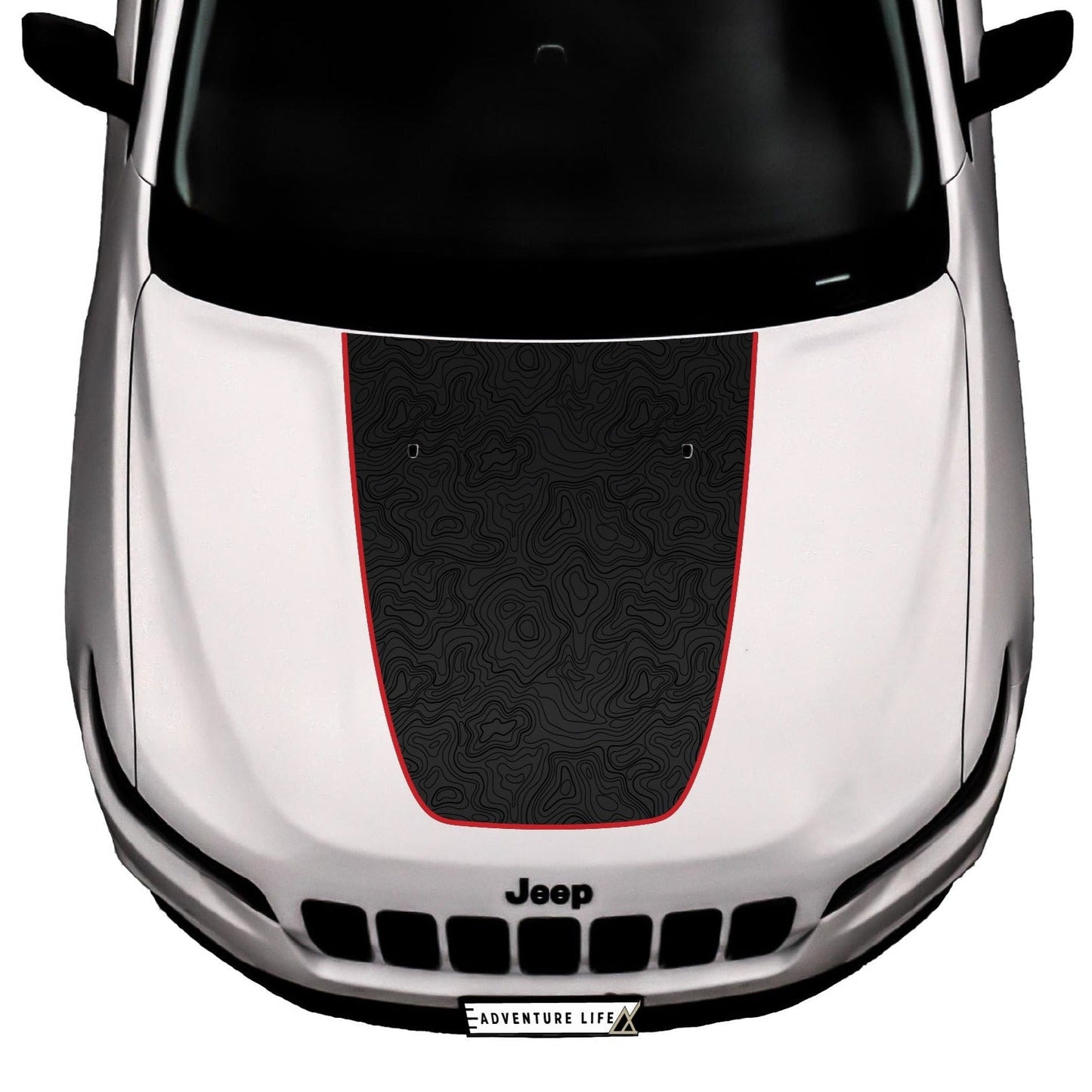 Hood Graphic for Cherokee | fits Jeep Cherokee KL 2014-2021